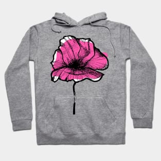 Pink poppy Hoodie